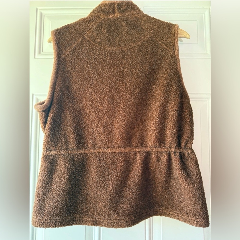 Woolrich Women's Earthy Brown Fleece Vest - Picture 2 of 7